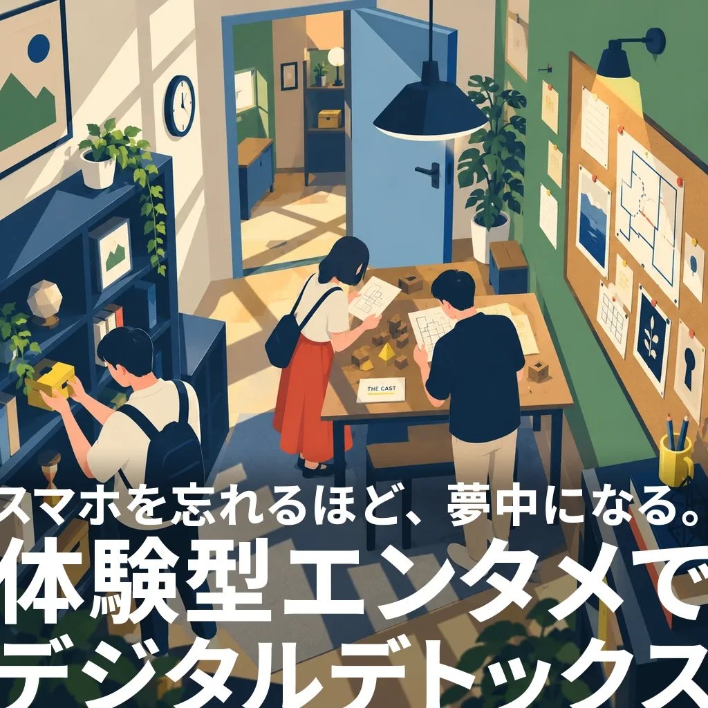 スマホを忘れるほど、夢中になる。体験型エンタメでデジタルデトックス