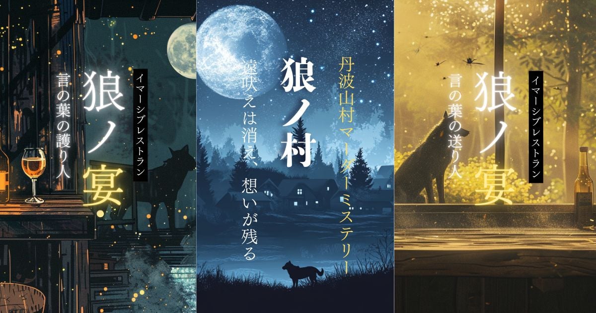 イマーシブレストラン「狼ノ宴 言の葉の送り人」（画像: 公式サイトより）
